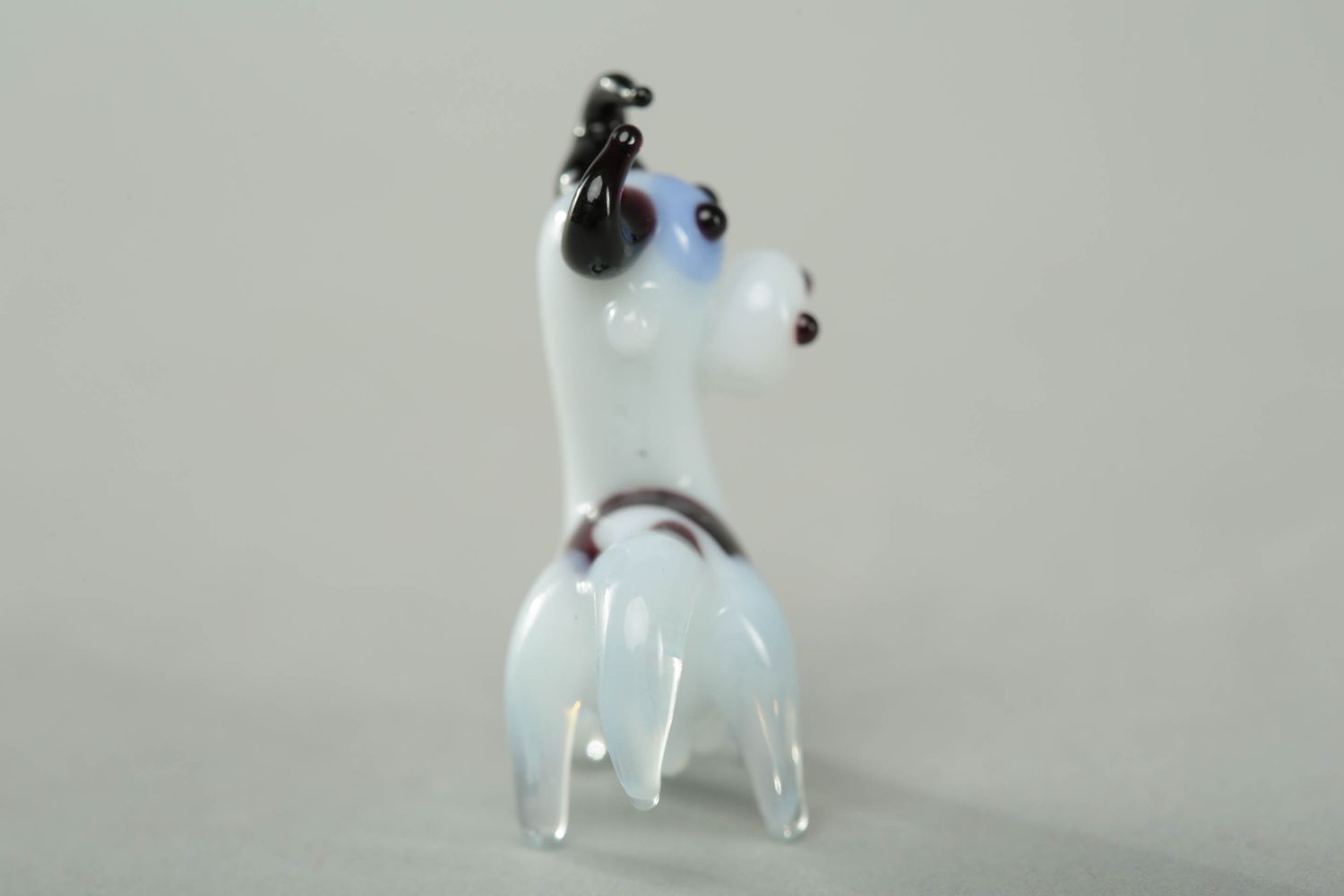 Figurine en verre au chalumeau Vache faite main photo 3