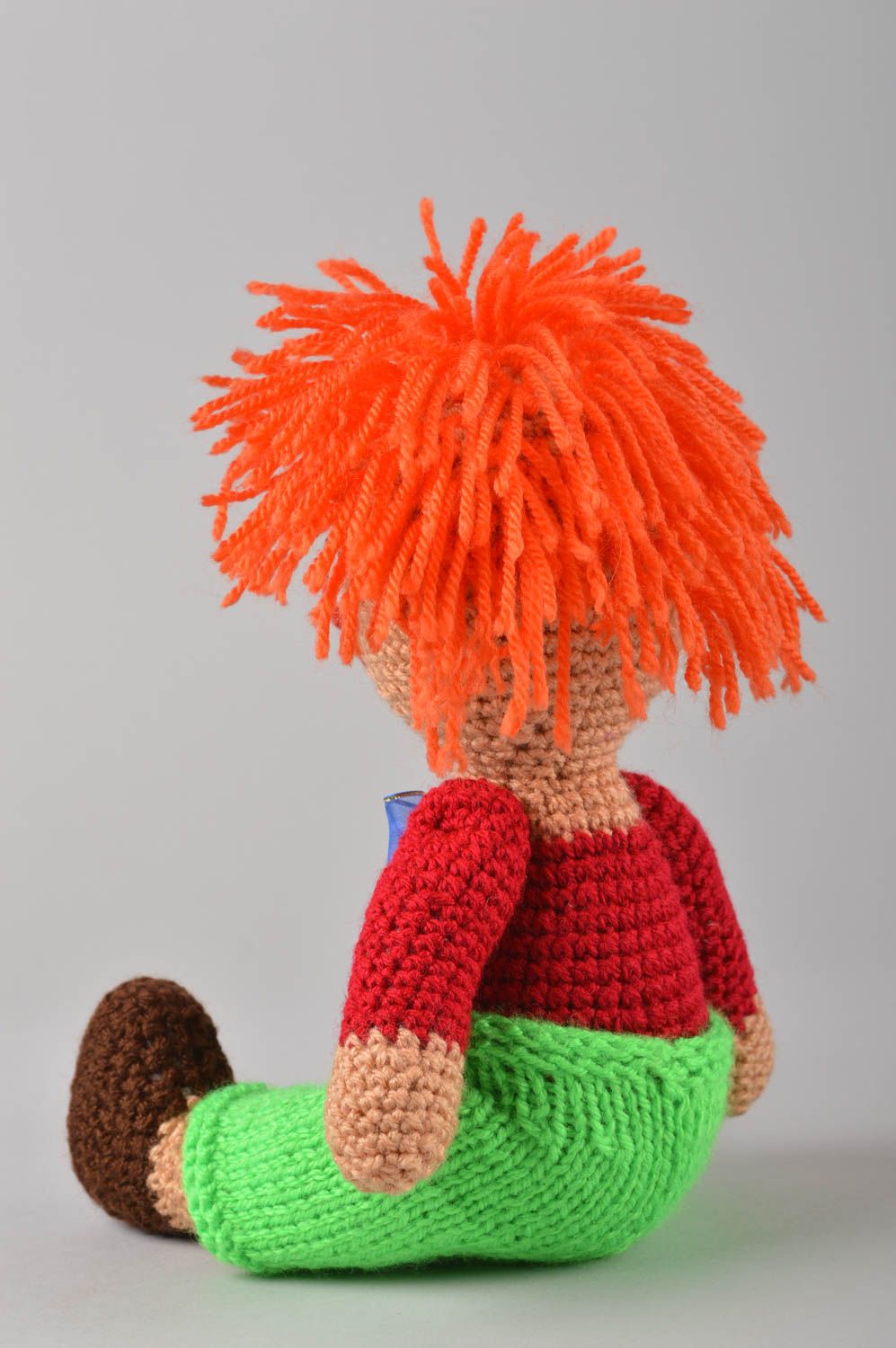 Handmade toy designer toy interior decor gift for children soft toy crochet toy photo 3