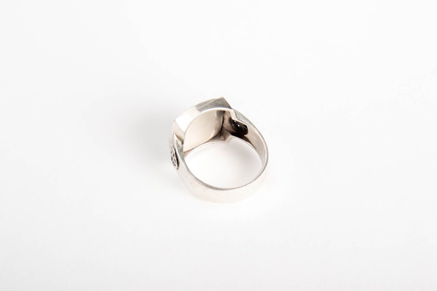 Handmade Schmuck Ring Designer Accessoires Herrenring Silber Geschenk Ideen foto 4