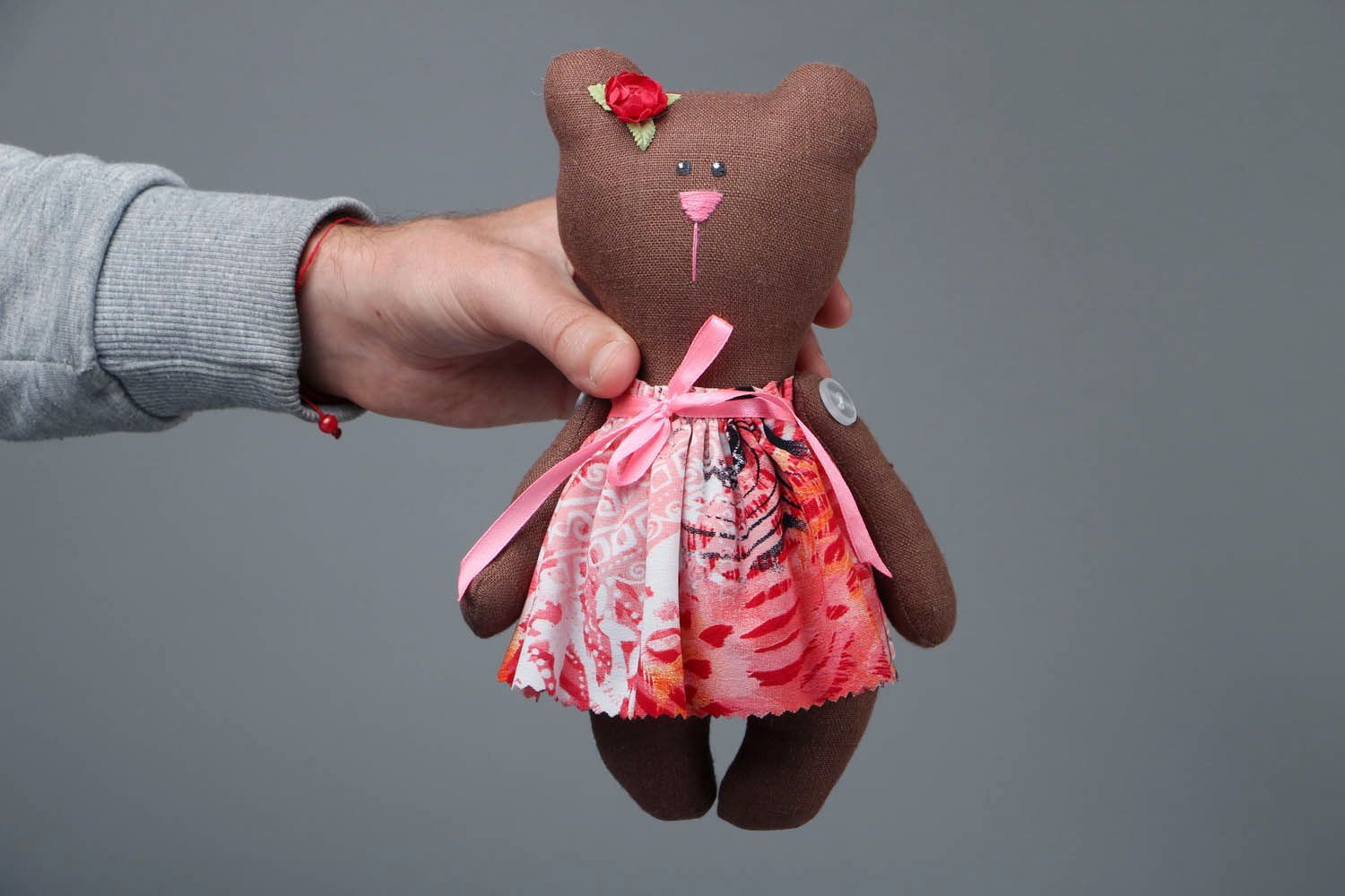 Handmade toy Chocolate Bear photo 4