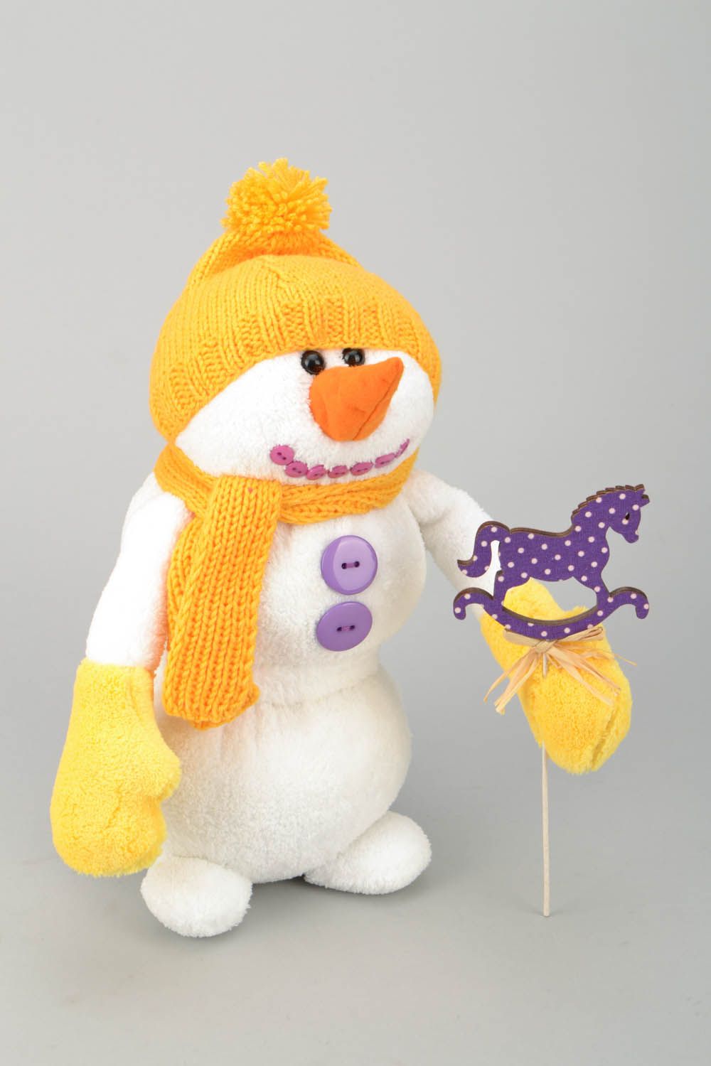 Soft toy Snowman photo 2