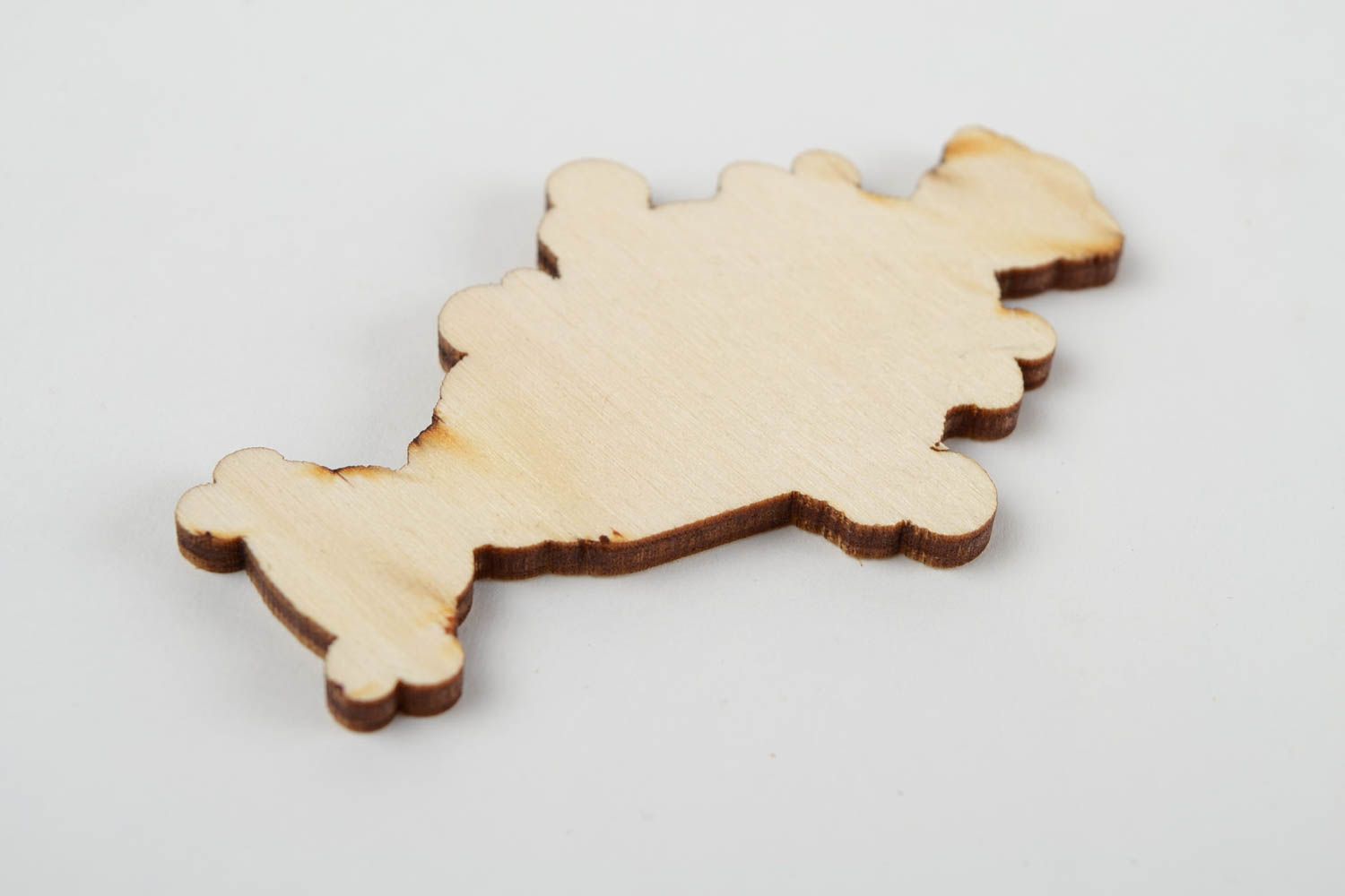 Handmade Samowar schöne hübsche Figur zum Bemalen Holz Rohling Miniatur Figur  foto 5