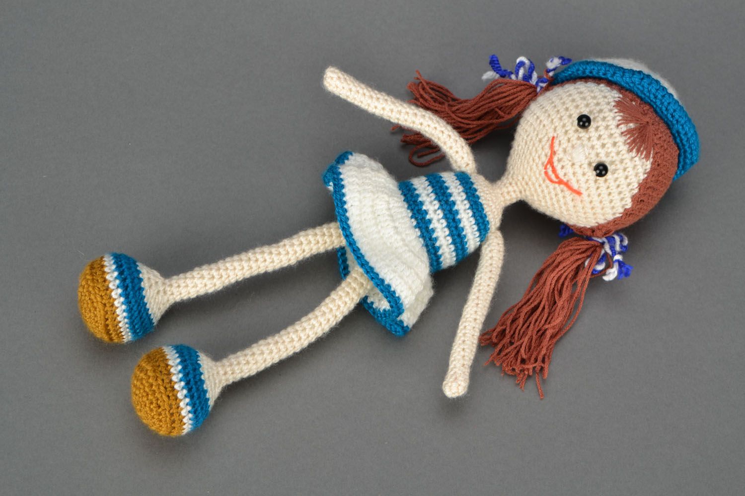 Künstlerische Puppe aus Stoff Puppe-Seefrau foto 3