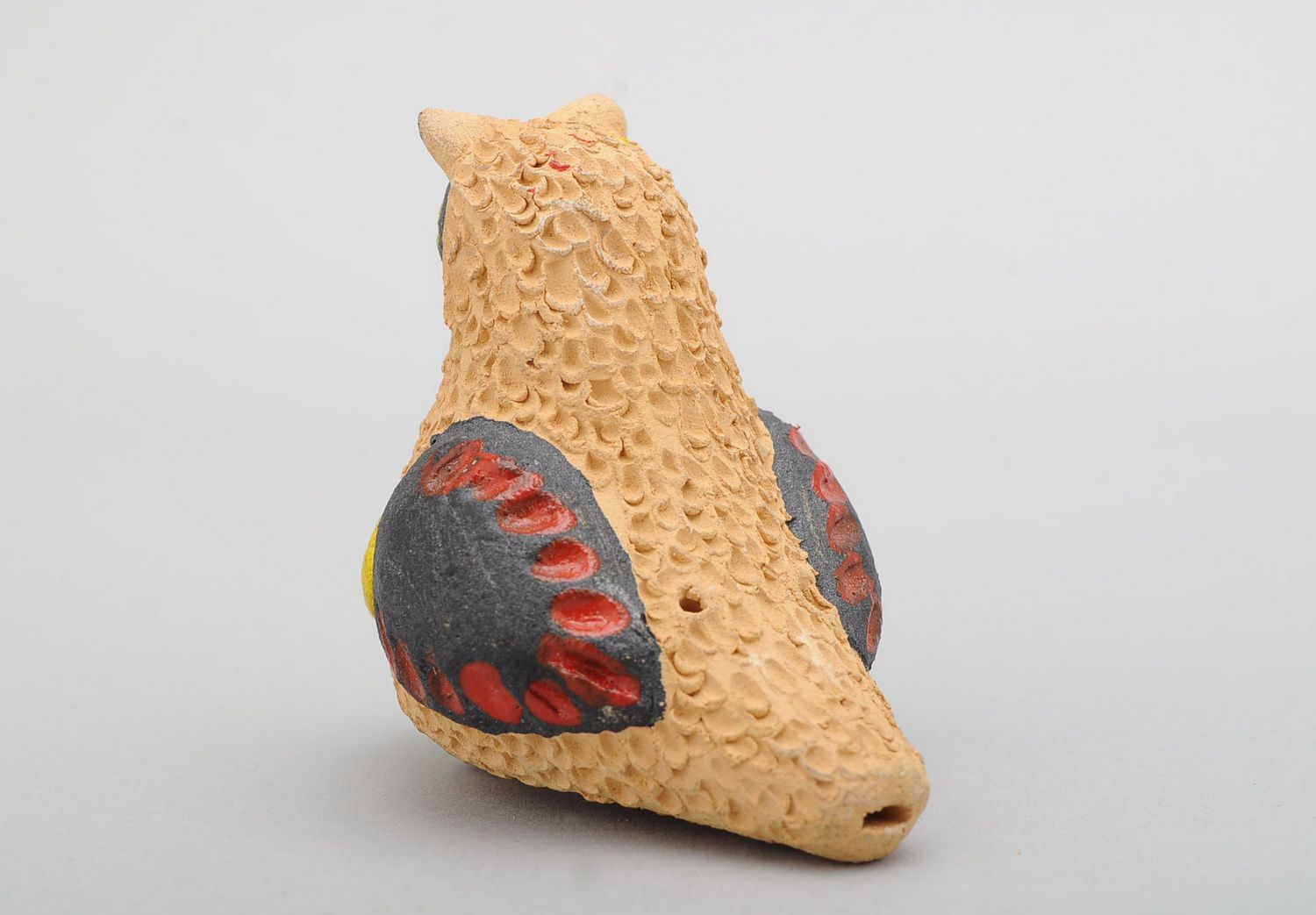 Handmade Keramik Vogel Musikinstrument Kinder Vogel aus Ton Geschenk für Kinder foto 3