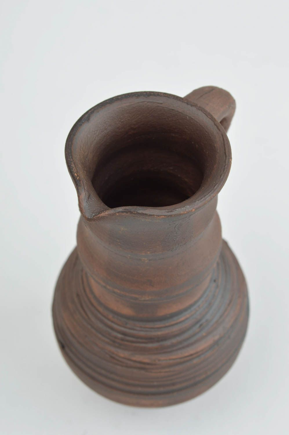 Керамический кувшин ручной работы глиняная посуда декор керамическая посуда фото 5