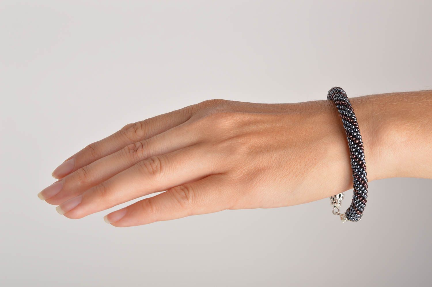 Handgefertigt Glasperlen Armband Designer Schmuck Frauen Accessoire einmalig foto 4