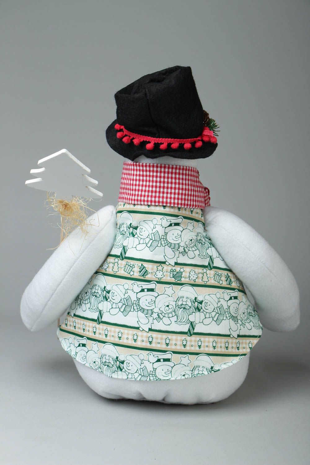 Soft toy in the shape of snowman photo 3
