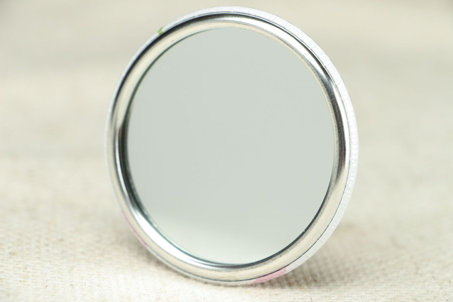 Espejo de bolso artesanal foto 3