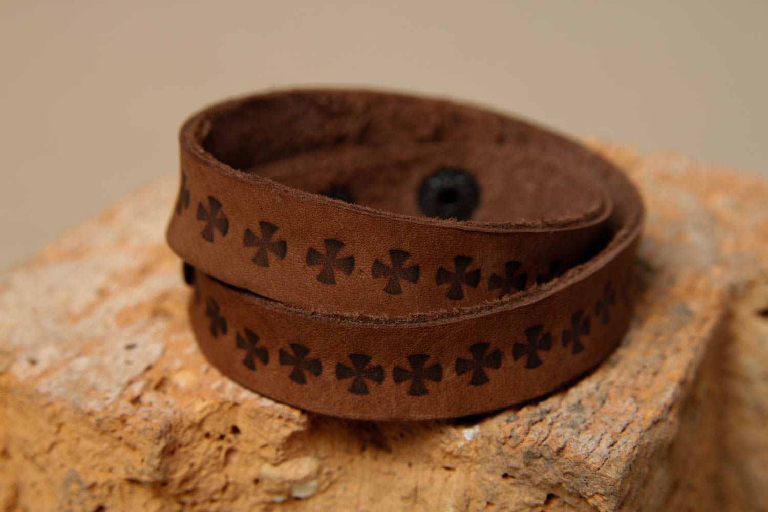 Unusual handmade leather bracelet designs fashion accessories for girls photo 1
