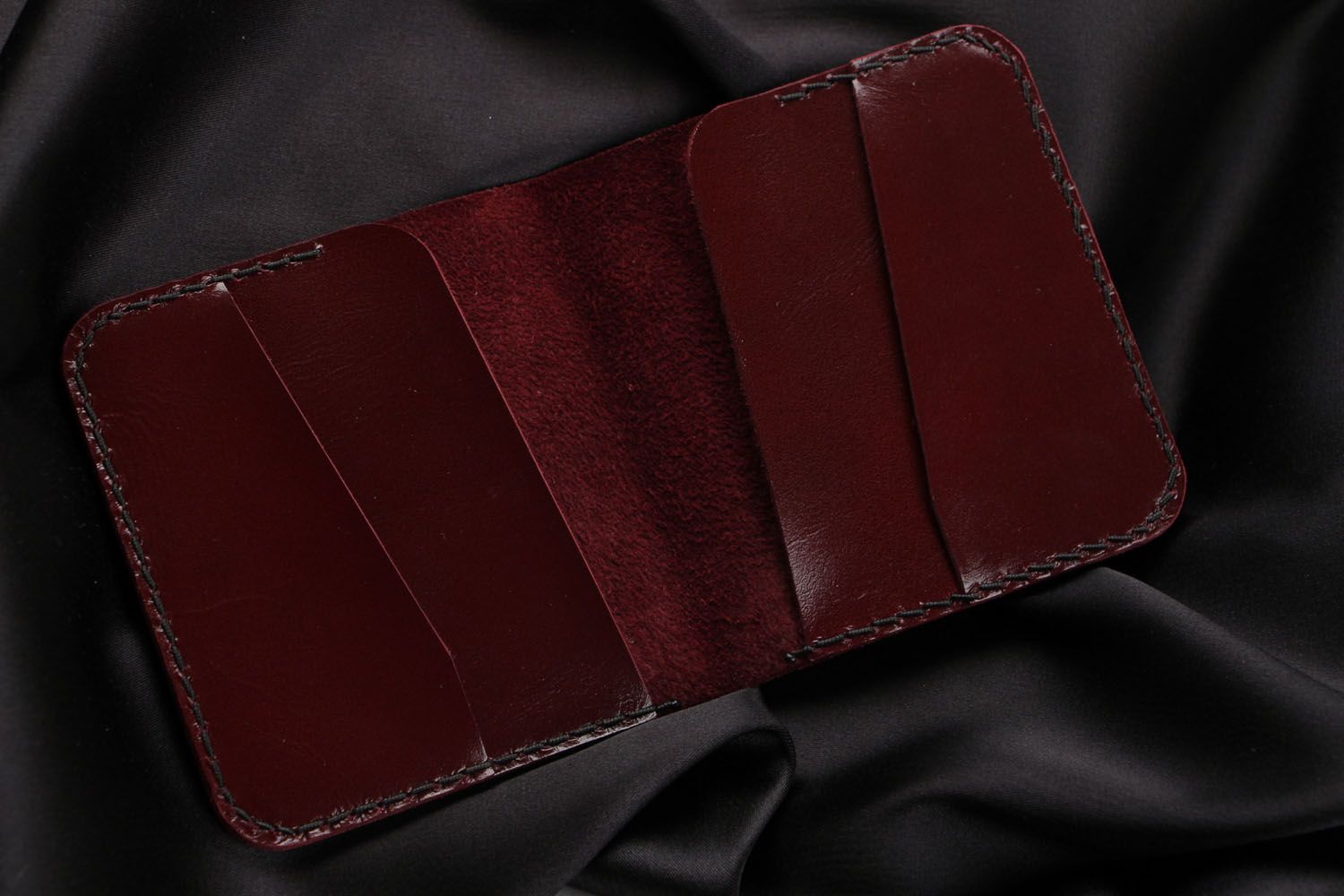 Leather wallet for men photo 2