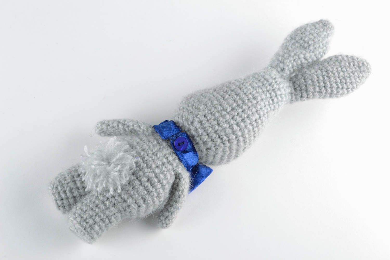 Peluche tricotée au crochet faite main Lièvre photo 3