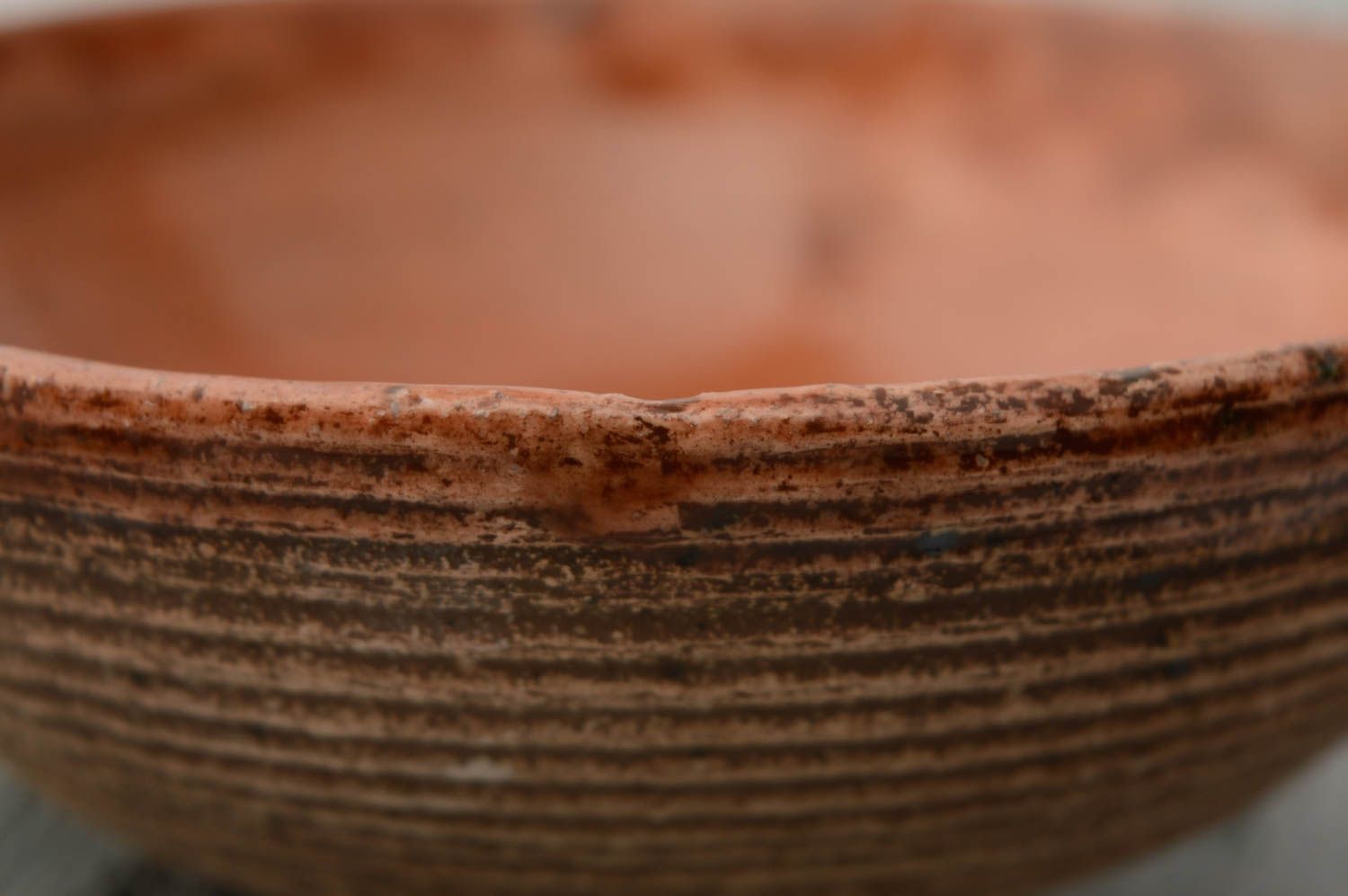 Unusual ceramic bowl photo 4