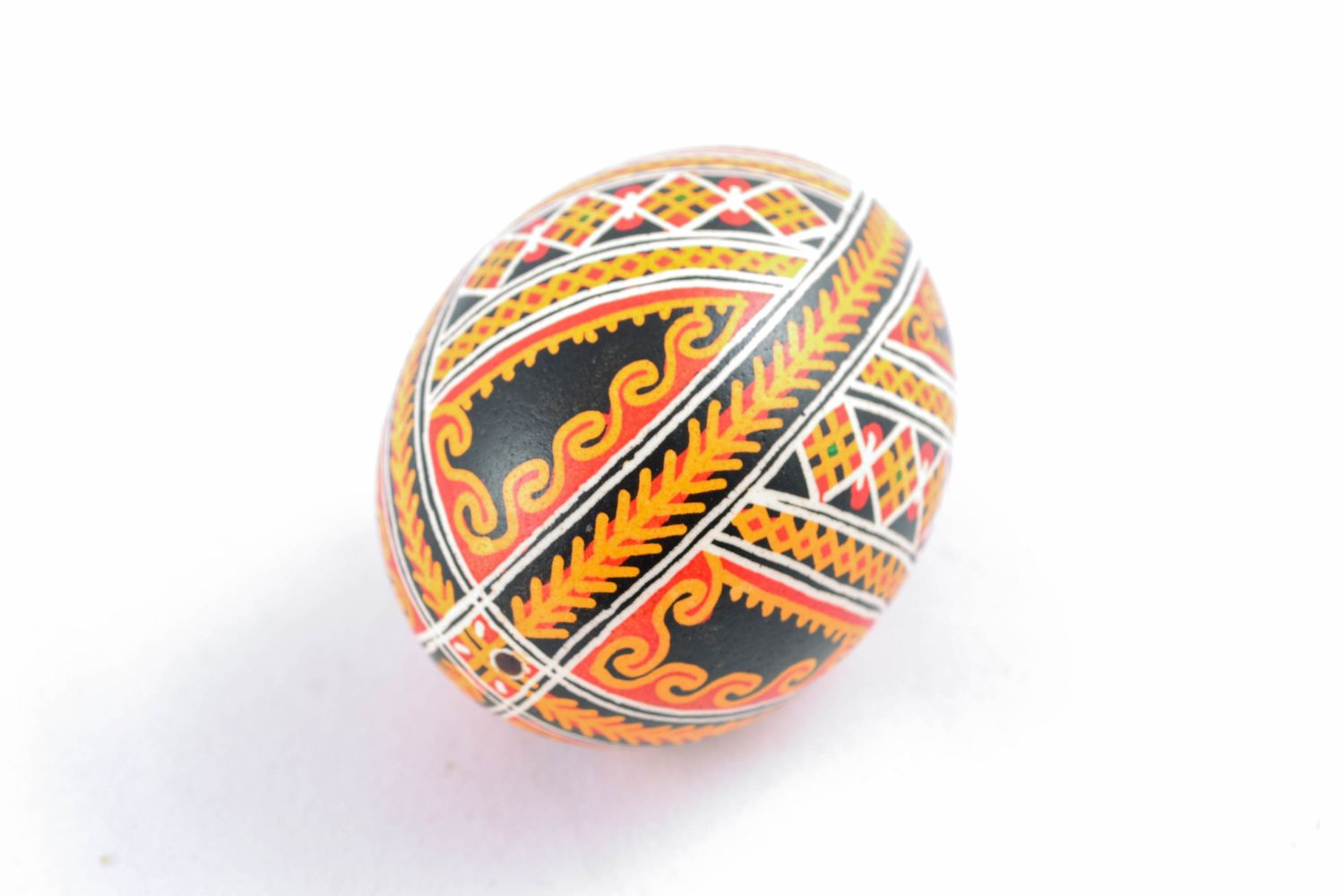 Пасхальное яйцо с росписью красками декоративное фото 4