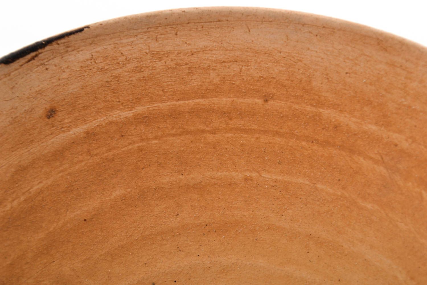 Керамическая тарелка хэнд мэйд глиняная посуда для первого кухонная посуда фото 4