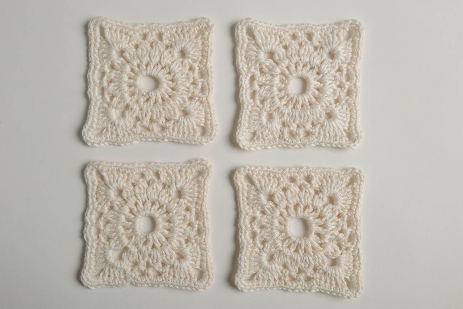 Unusual handmade hot pads decorative coaster crochet ideas kitchen design photo 2