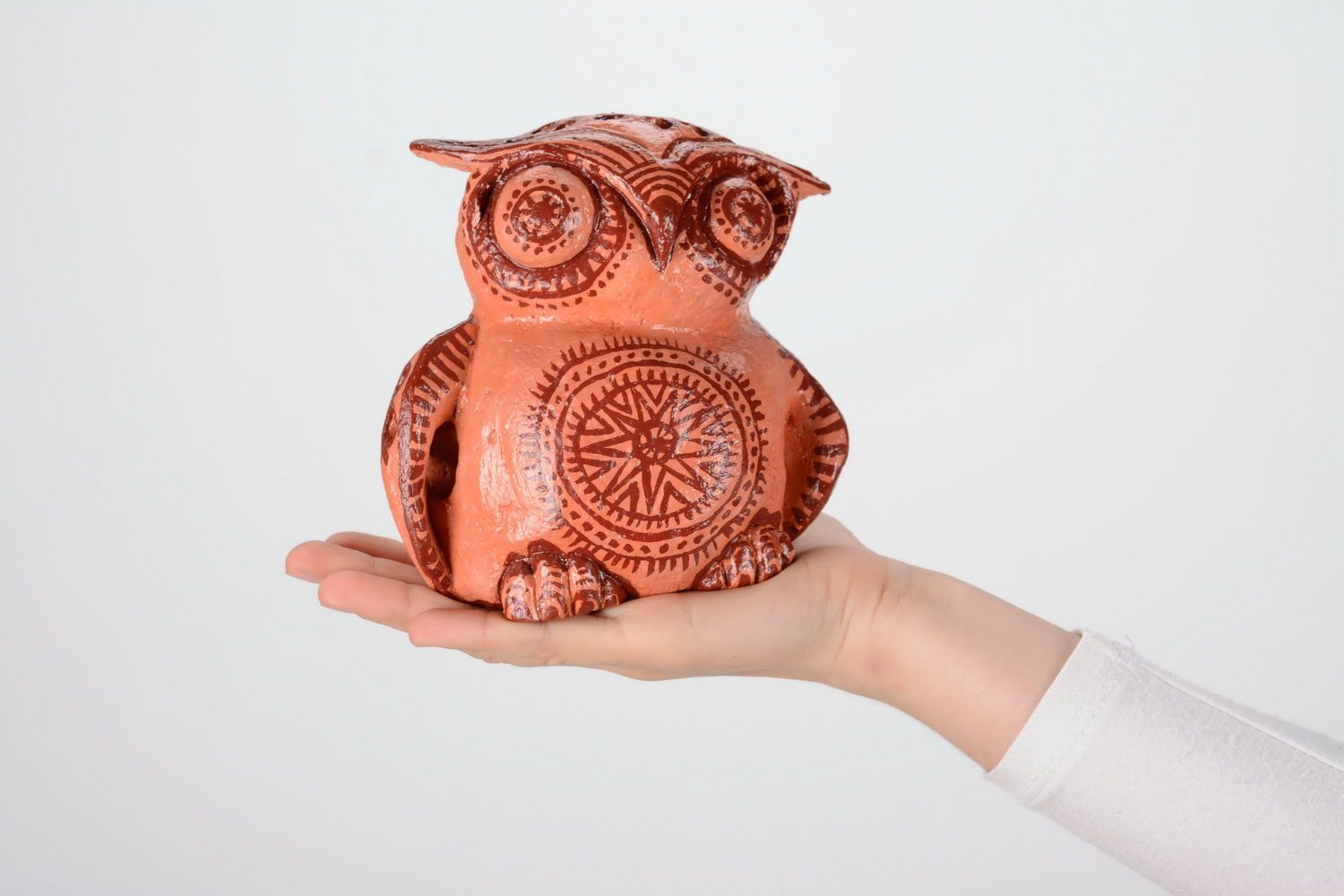 Ceramic pencil holder Owl photo 5