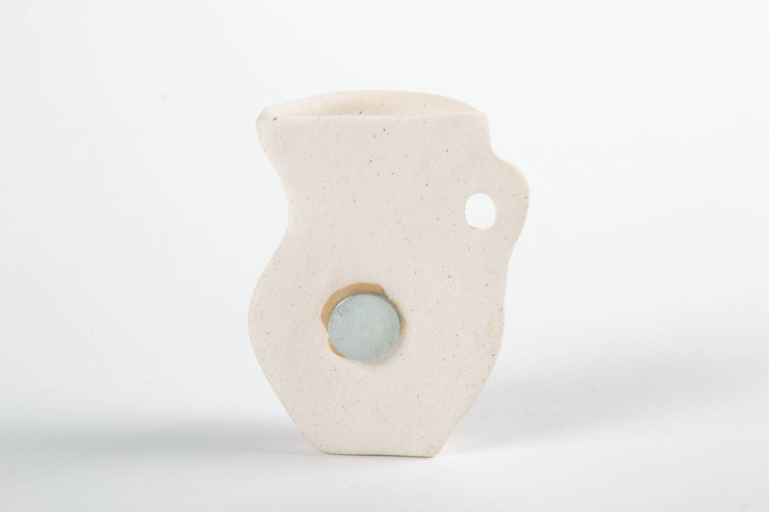 Kühlschrankmagnet aus Keramik Vase foto 5