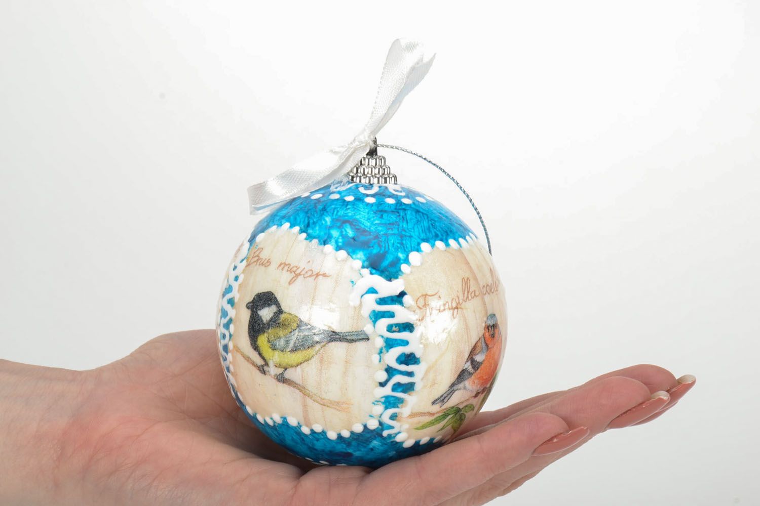 Décoration pour arbre de Noël en forme de boule photo 5