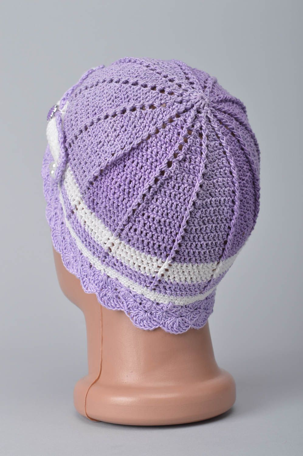 Unusual handmade crochet hat designs cute hats designer accessories for girls photo 5