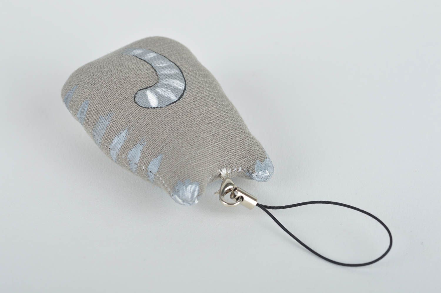 Popular handmade soft keychain stuffed soft toy fabric phone charm gift ideas photo 5