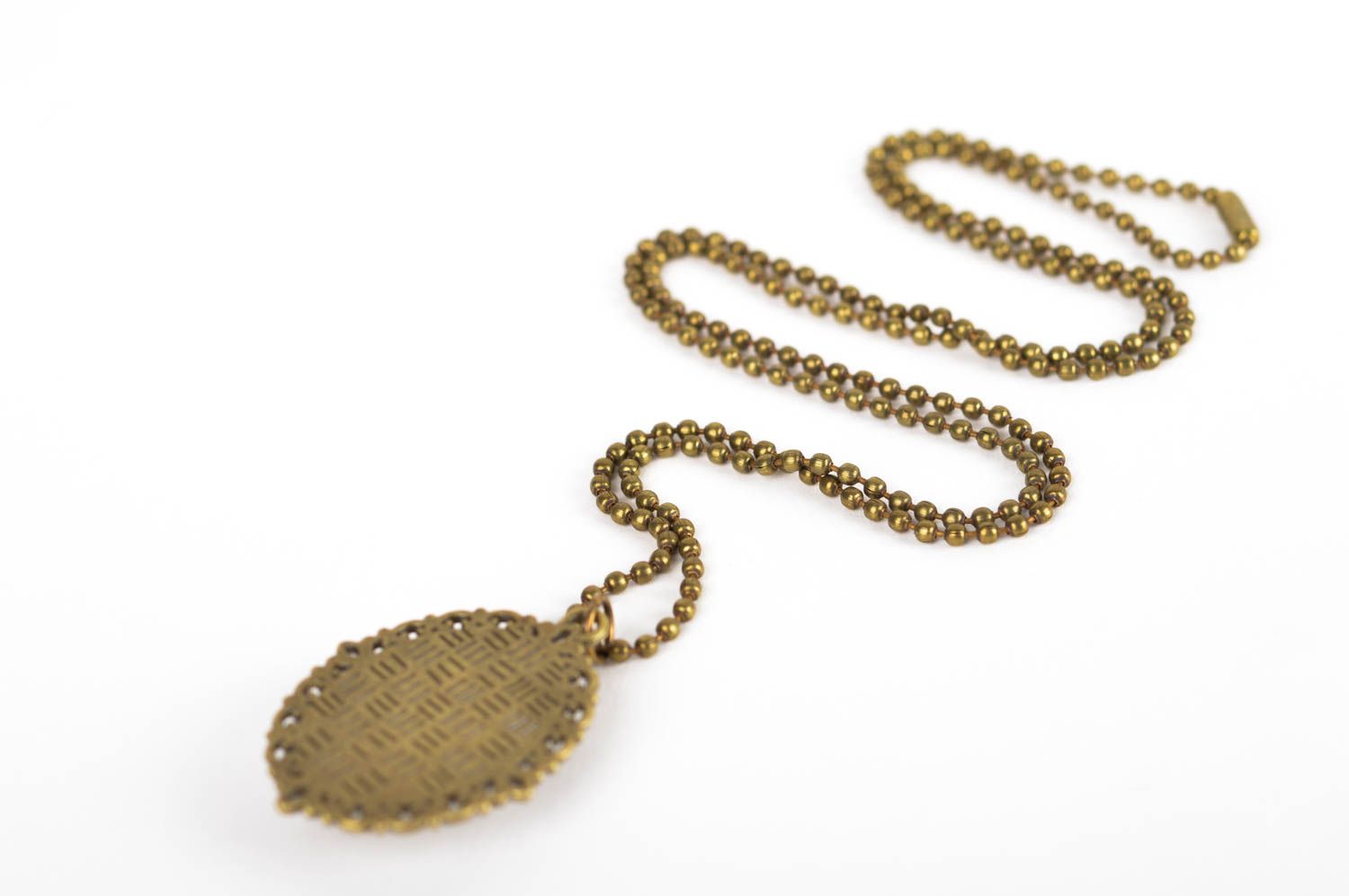 Handmade designer pendant with print stylish jewelry fashion jewelry for girls photo 5