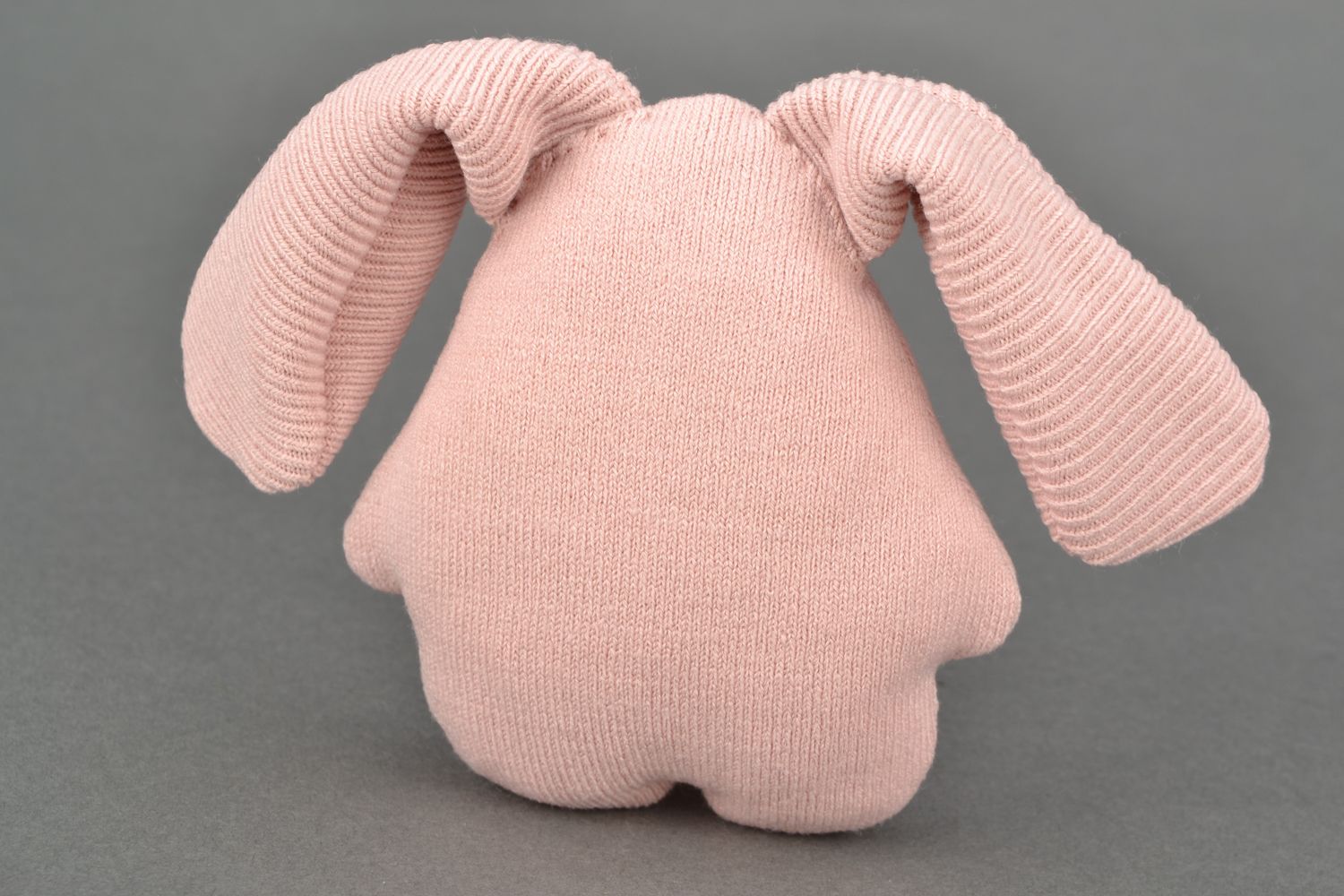 Handmade fabric soft toy hare photo 5
