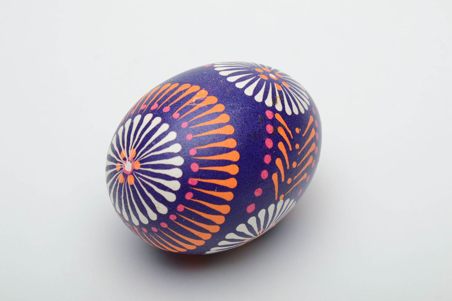 Painted egg in Lemkiv style photo 3