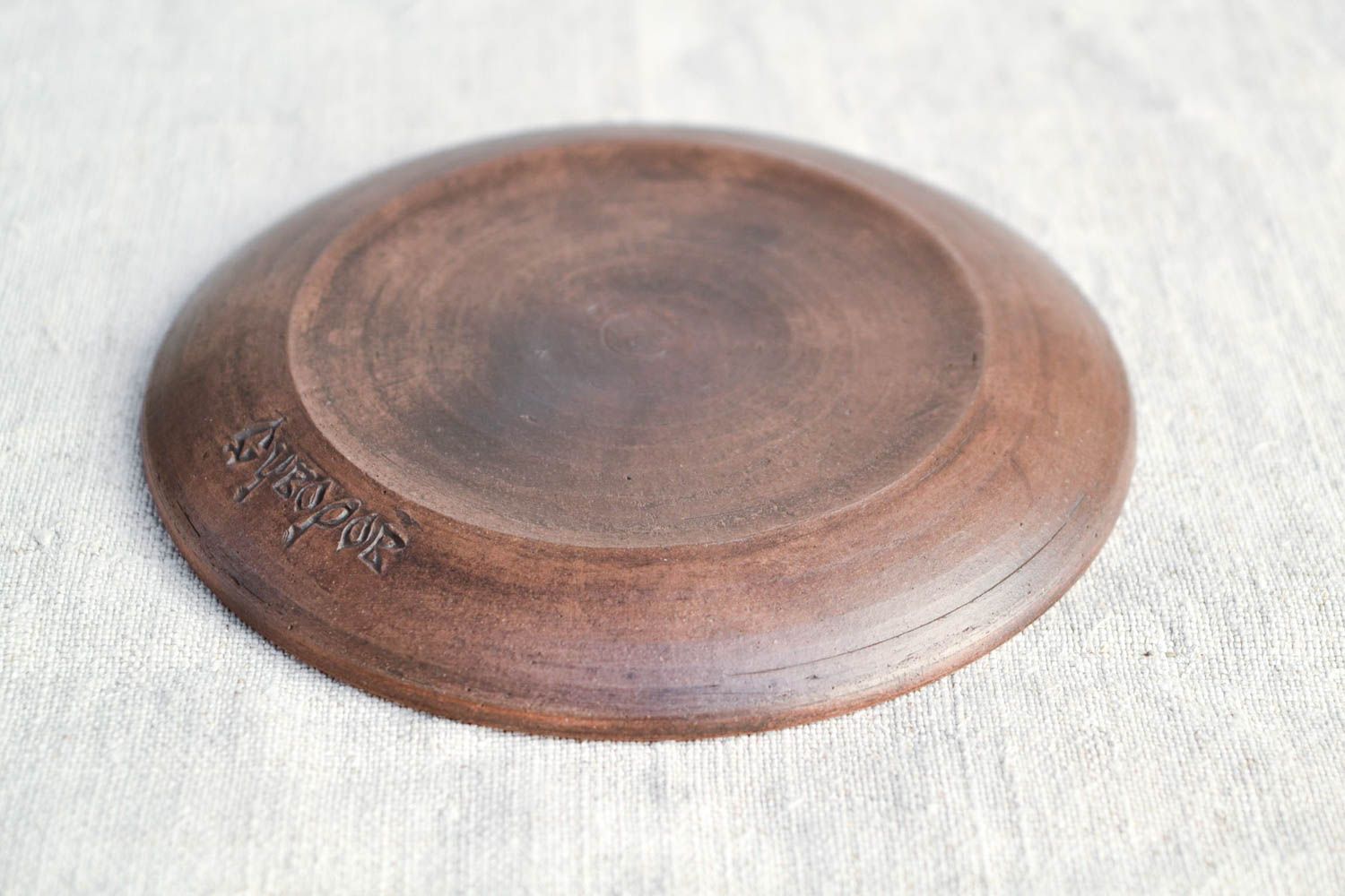 Plato de cerámica artesanal utensilio de cocina pequeño menaje del hogar foto 5