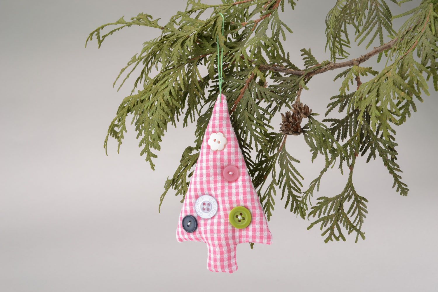 New Year's decoration in the shape of fir tree photo 5