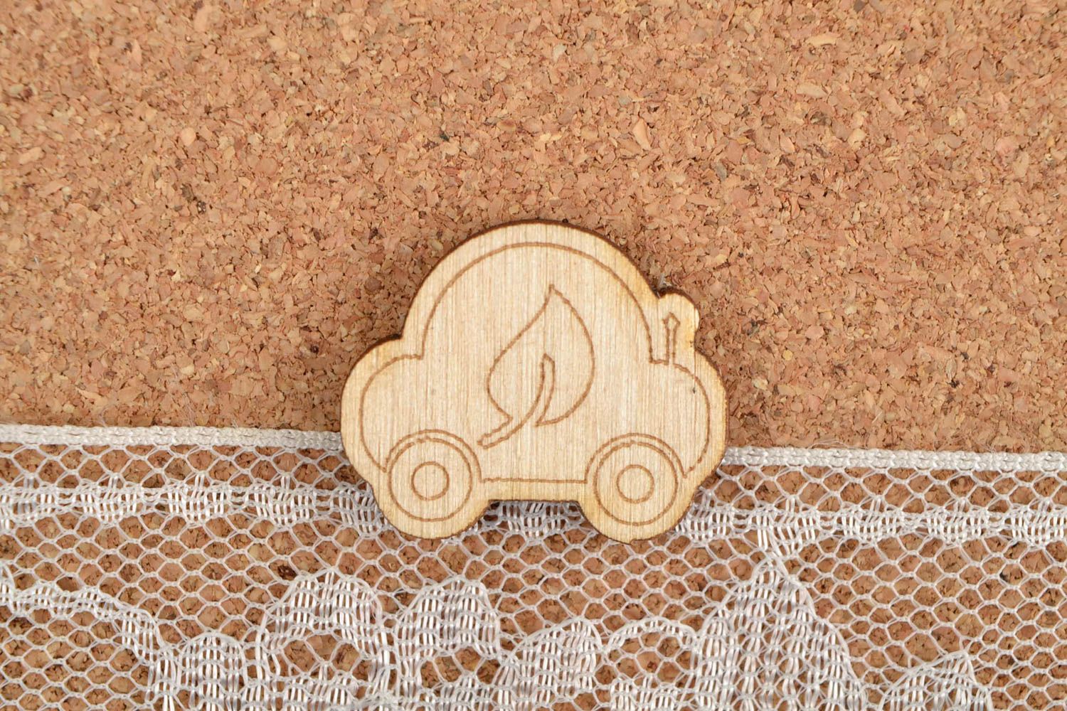 Handmade plywood decoration unusual blank for painting cute wooden toy photo 1