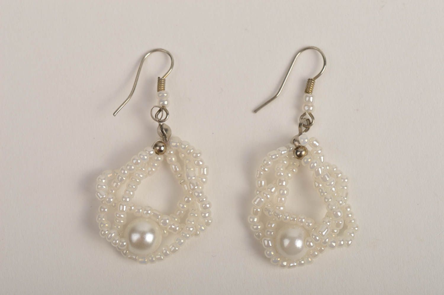 Beautiful handmade beaded earrings cute earrings cool accessories for girls photo 3
