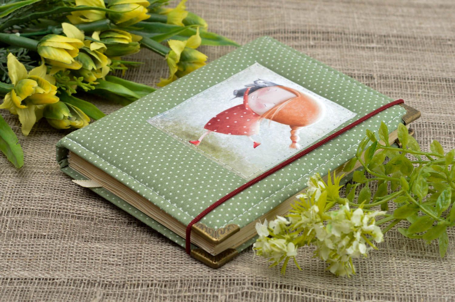Notiz Buch handmade Designer Notizbuch schönes Geburtstag Geschenk für Frau foto 1
