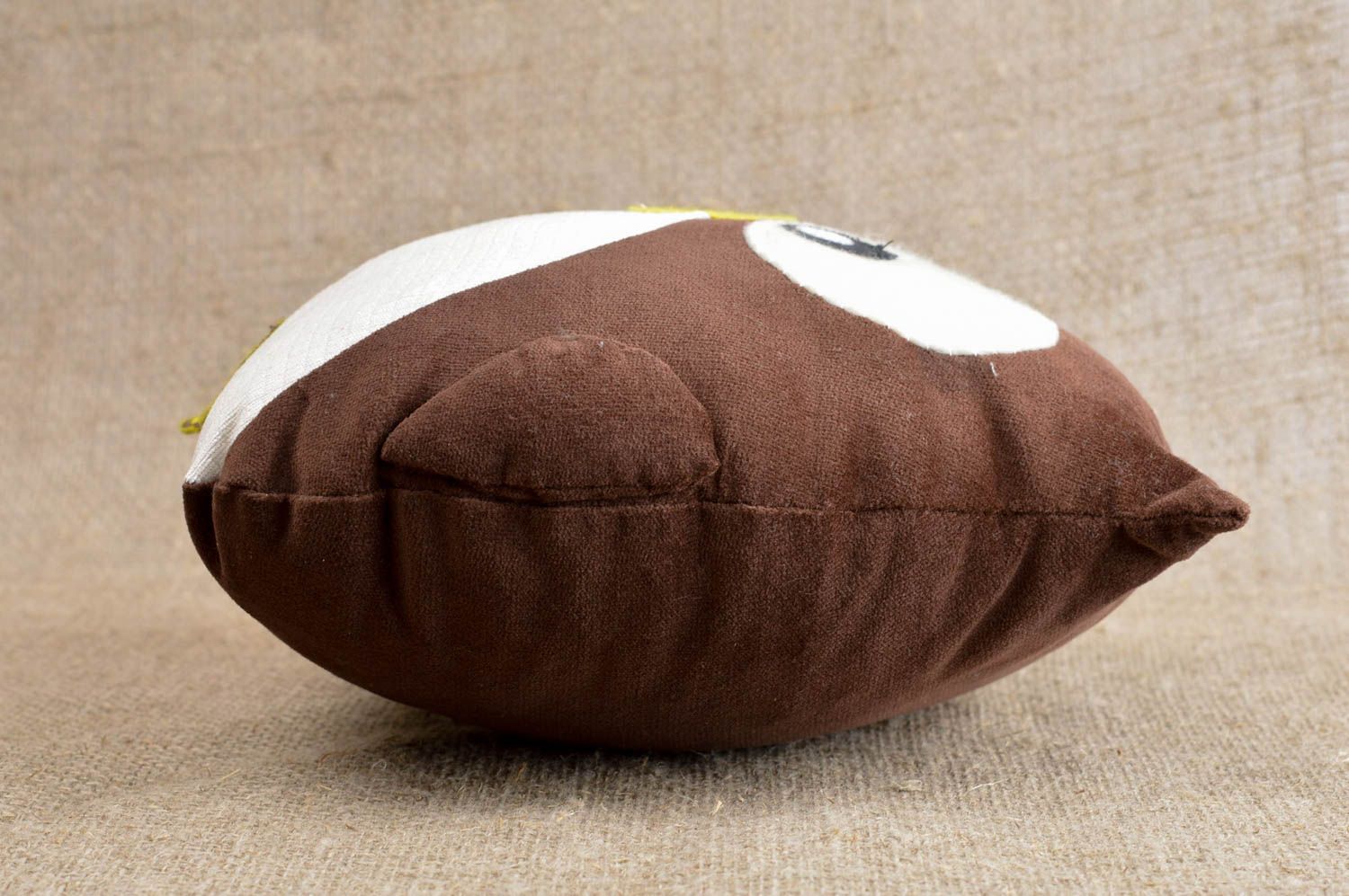 Подушка на диван ручной работы декоративная подушка сова диванная подушка  фото 4