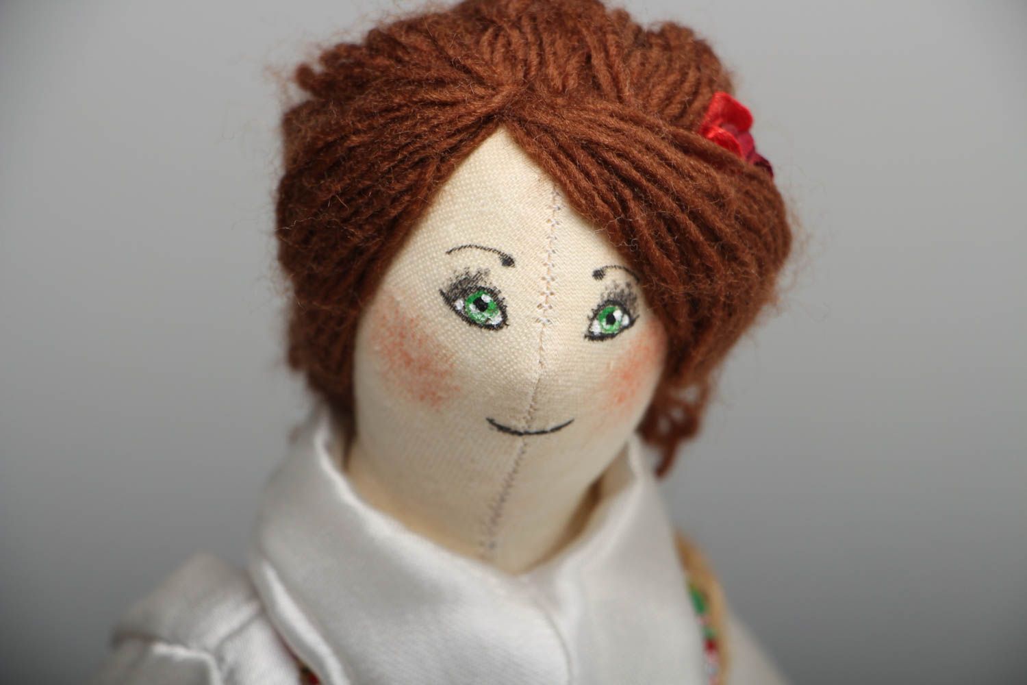 Designer textile doll photo 2