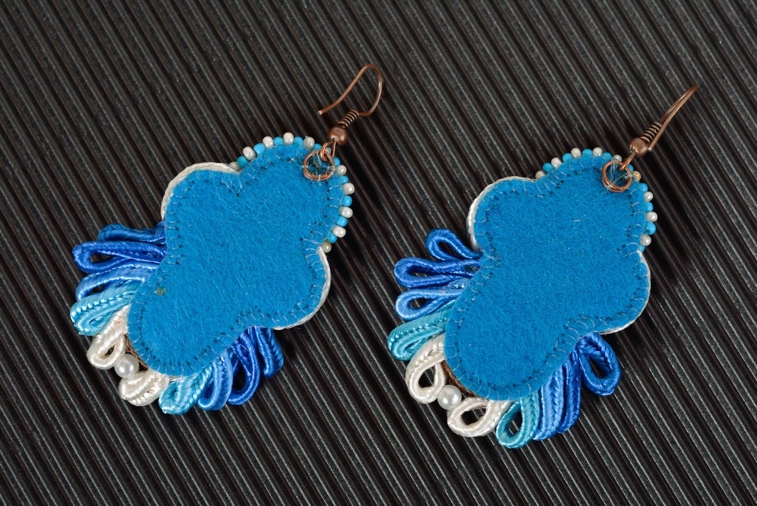 Handmade lange Ohrringe Damen Schmuck Accessoire für Frauen Schmuck Ohrringe foto 3