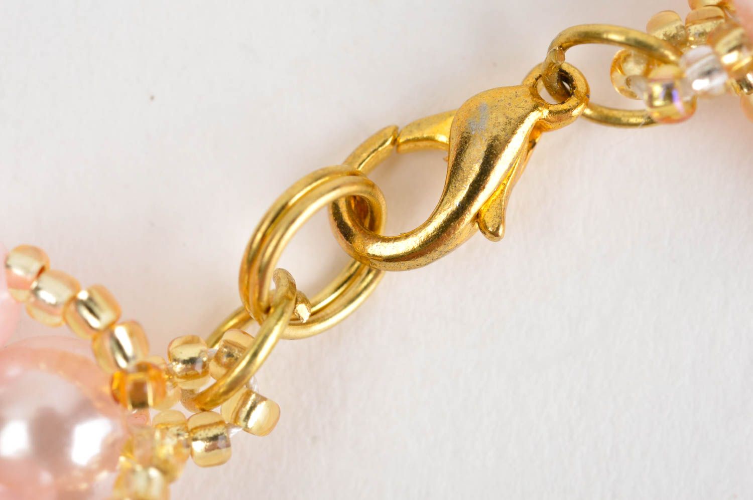 Collana di perle fatta a mano originale di moda bigiotteria bella di tendenza foto 4
