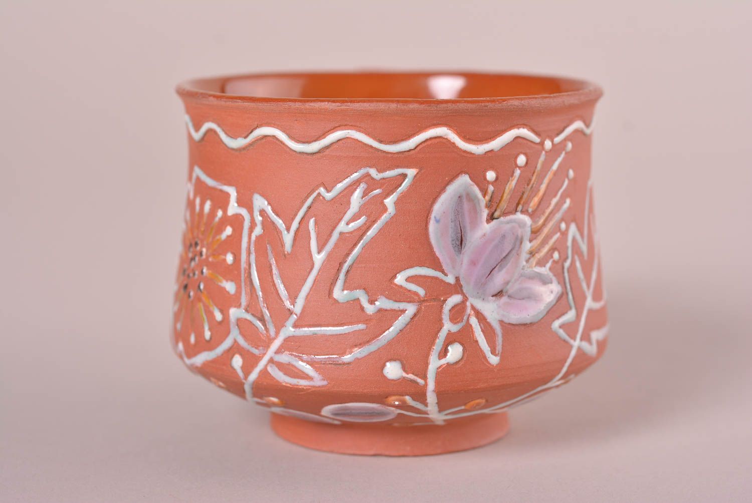 Taza de cerámica artesanal con ornamentos utensilio de cocina regalo original  foto 3