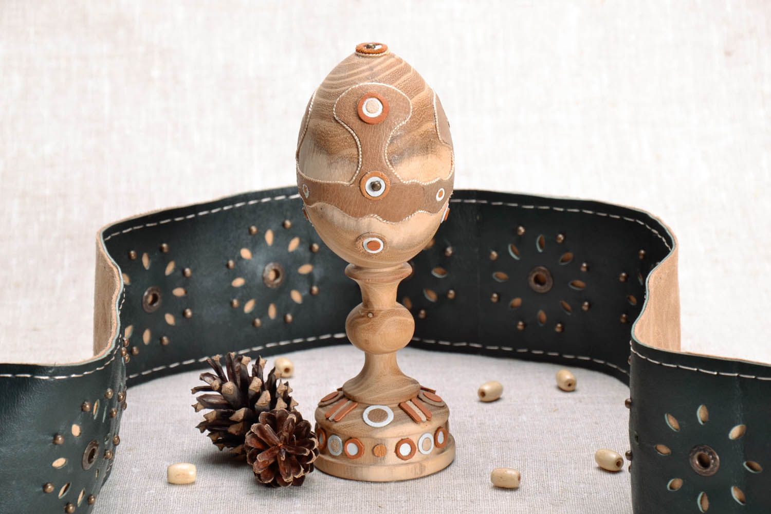 Decorative Egg on stand photo 1