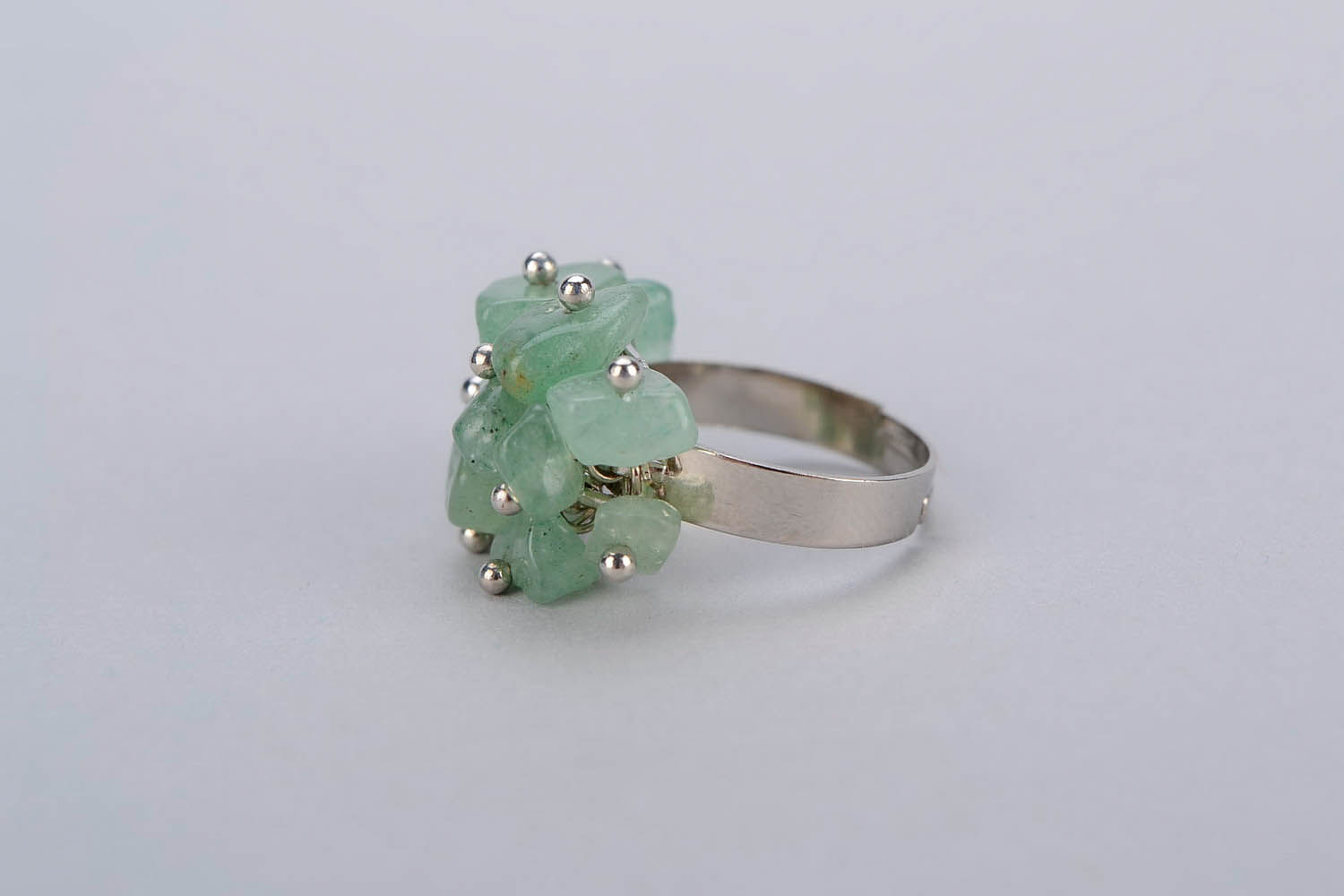 Ring with jade photo 4