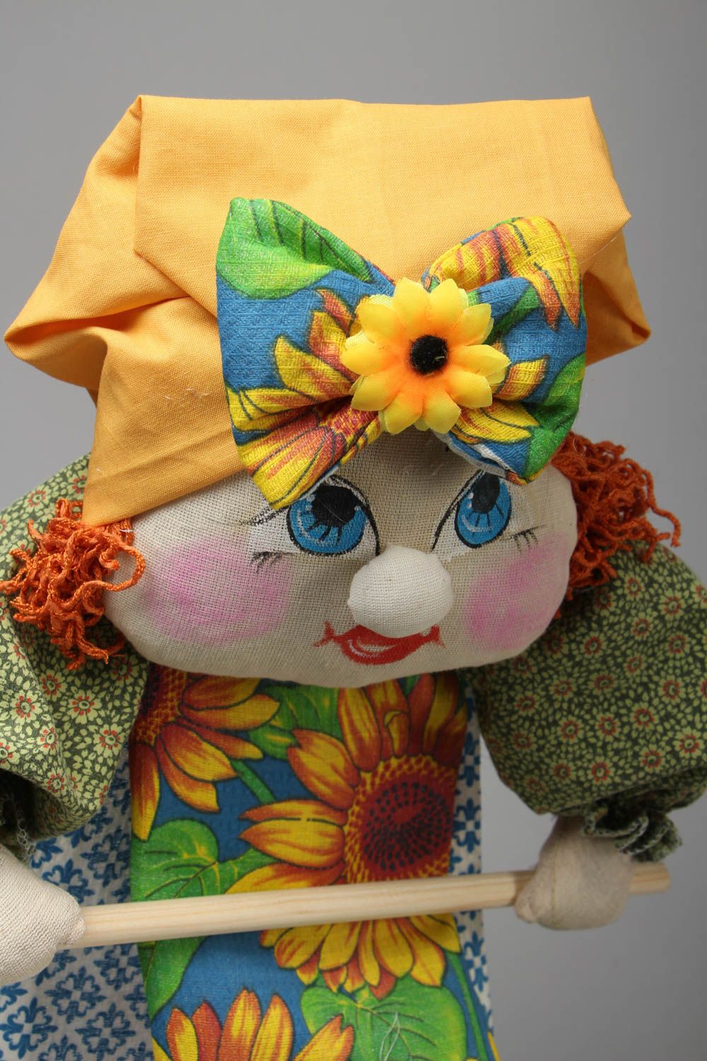 Handmade soft doll for kitchen photo 2