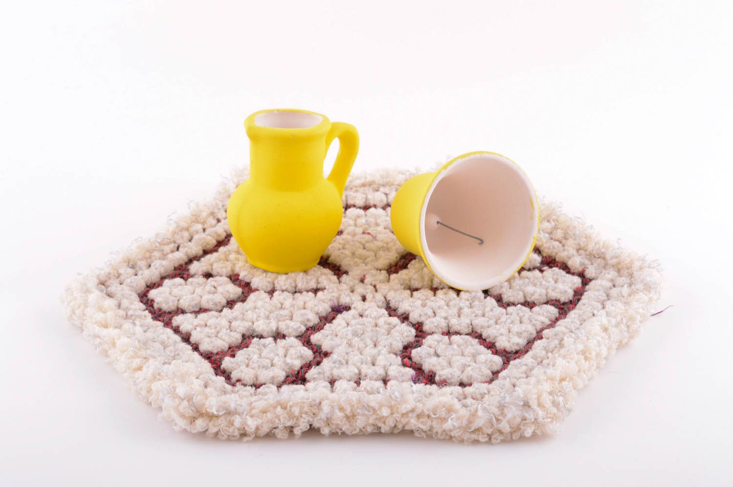 Beautiful handmade table napkin woven textile napkin decorative use only photo 5