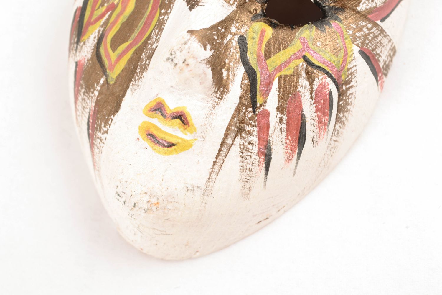Colgante decorativo con forma de máscara de carnaval foto 3