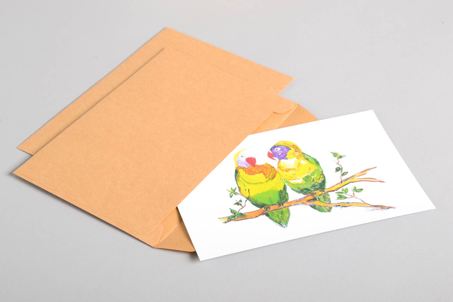 Handmade greeting cards birthday cards designer postcards modern painting photo 4