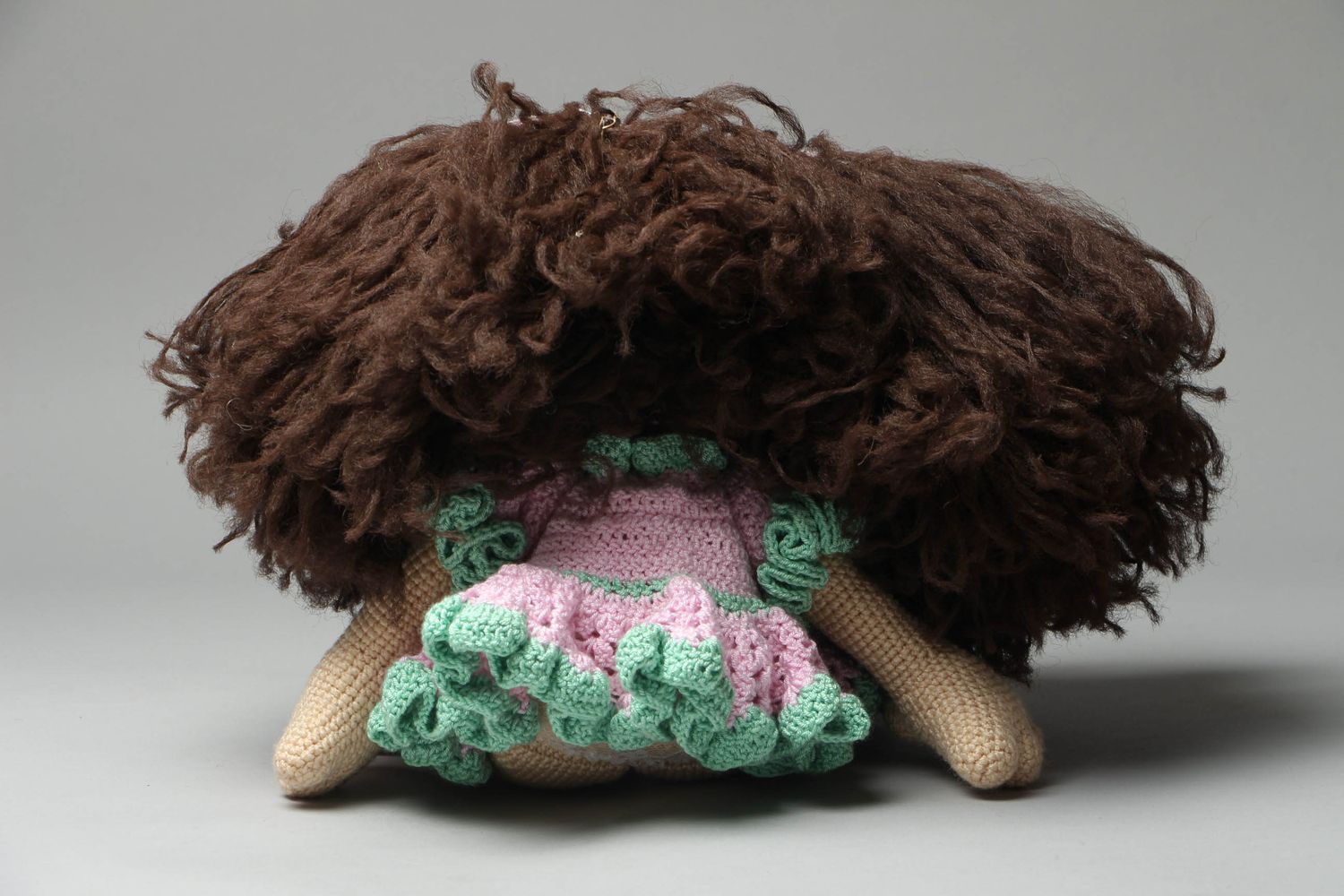 Bambola a maglia fatta a mano pupazzo morbido giocattolo da bambini a uncinetto
 foto 3