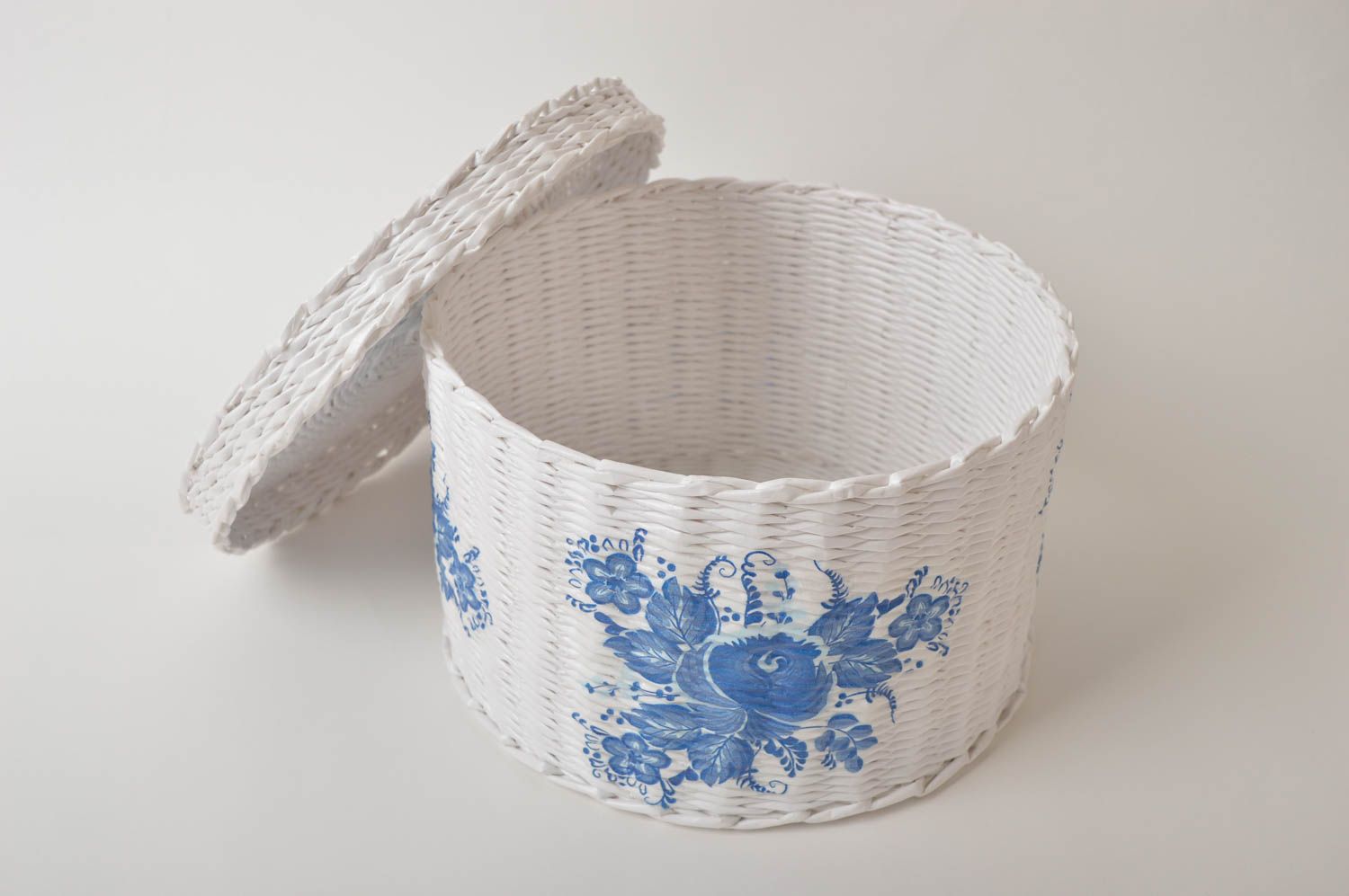 Homemade home decor woven basket small basket souvenir ideas gifts for women photo 3