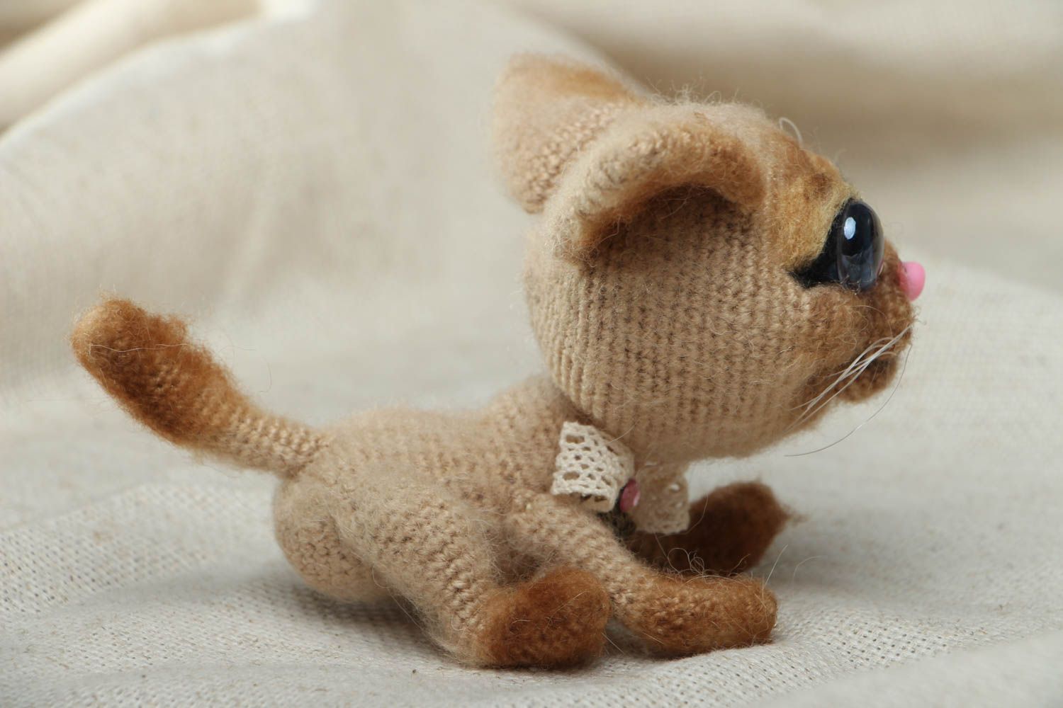 Handmade crochet toy Kitten photo 2