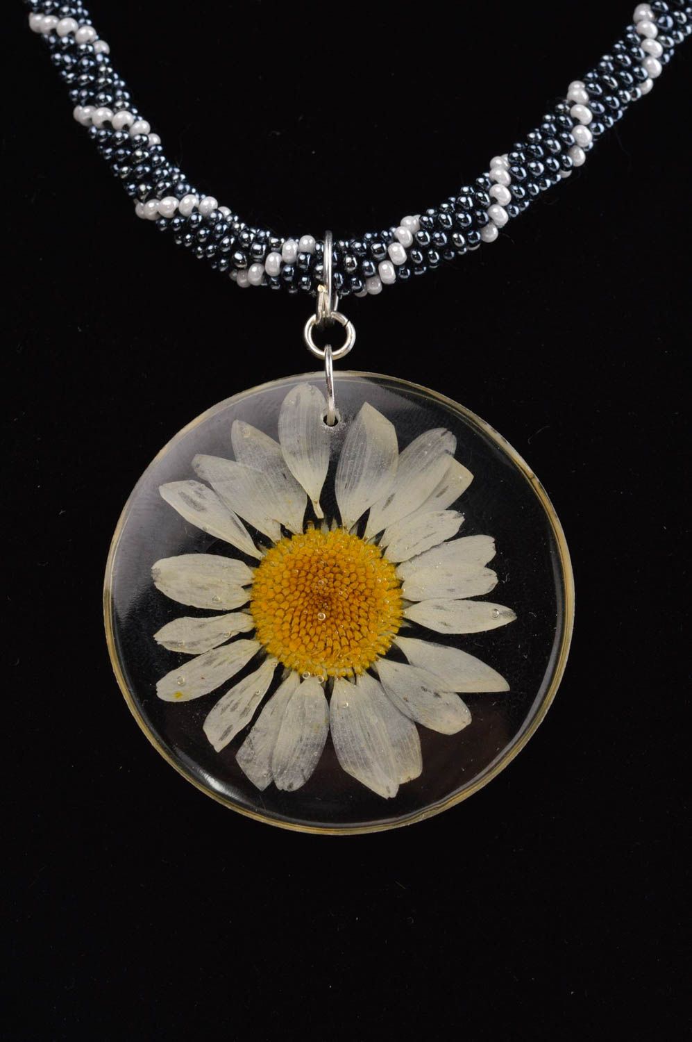 Beautiful handmade botanical pendant necklace design accessories for girls photo 2