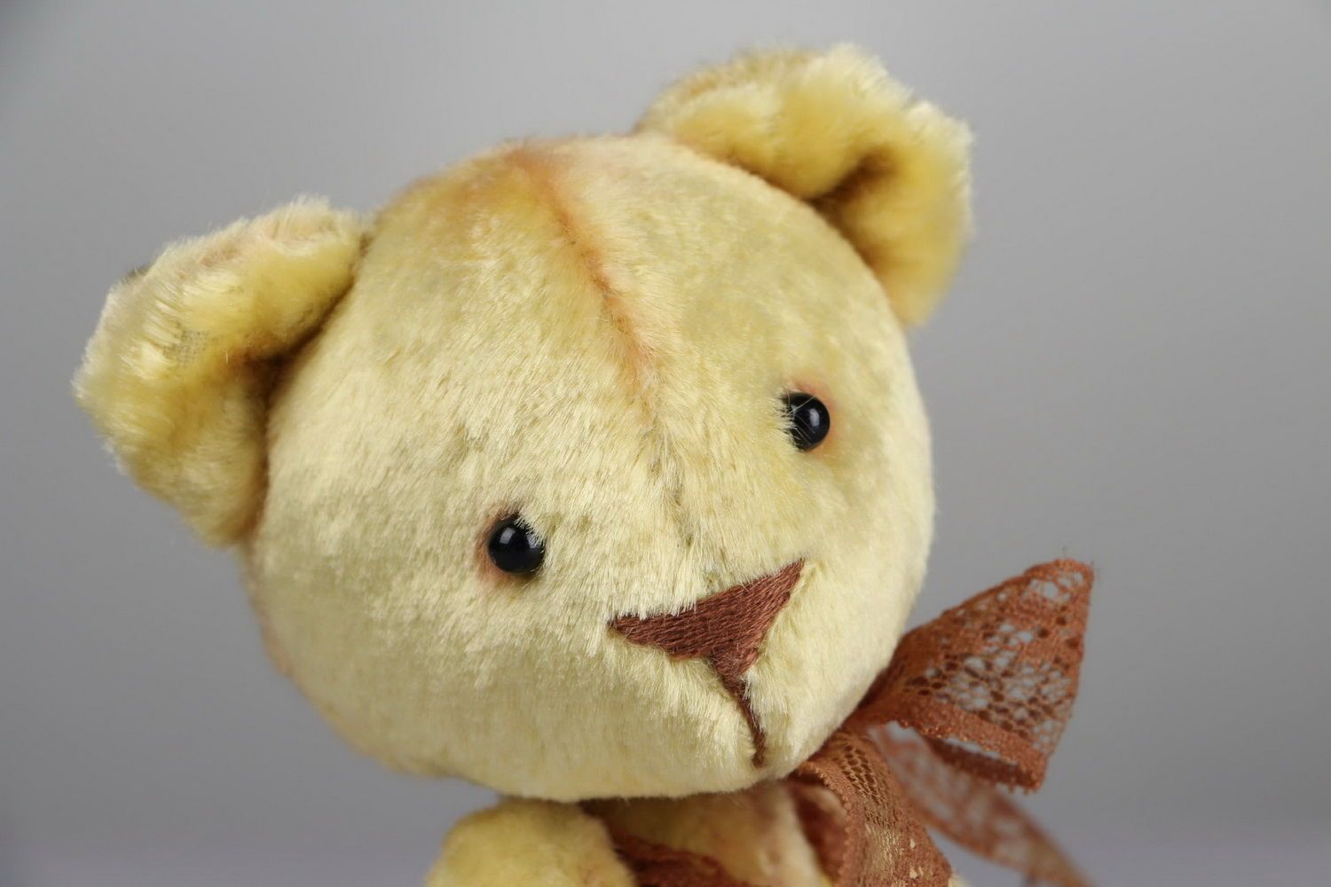 Soft toy made from vintage plush Bear photo 2