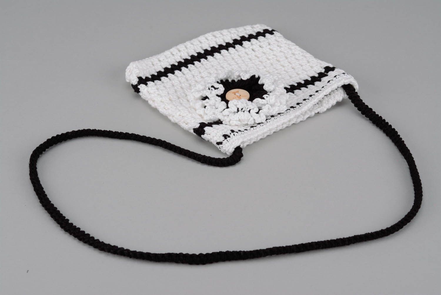 Tasche für Mädchen aus italienischen Baumwollfäden foto 2