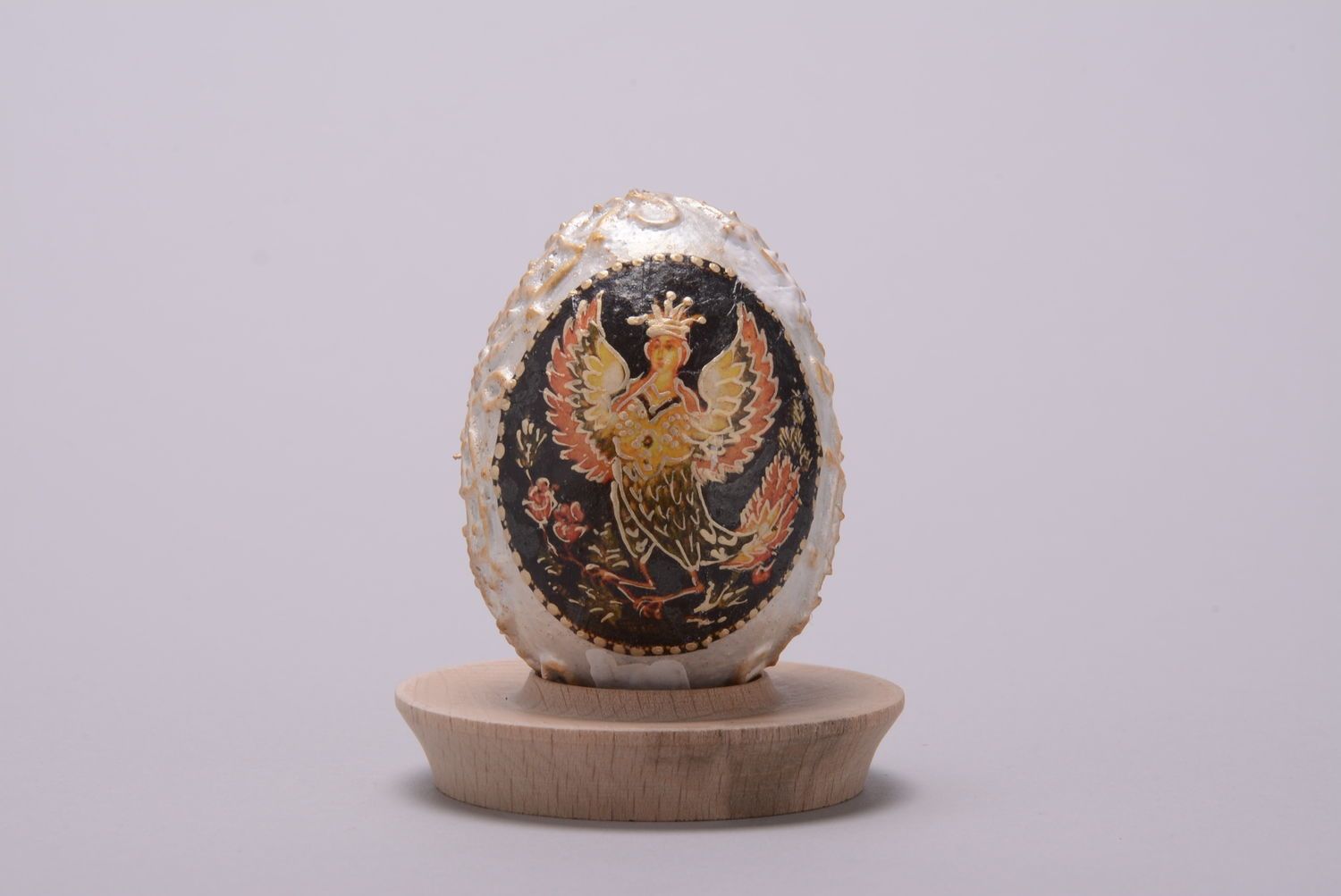Uovo decorato a mano decorazione pasquale dipinto originale uovo decorativo  foto 8